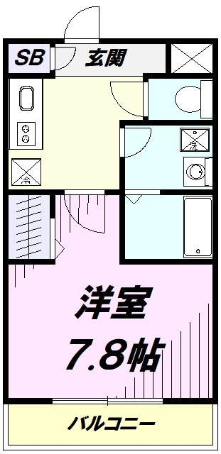 アンソレイユの間取り写真