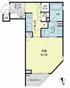 ベルファース新橋の間取り写真