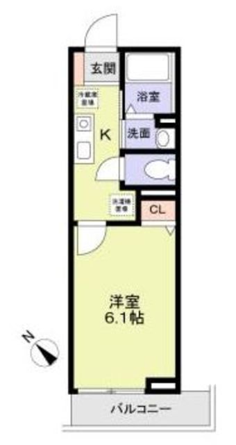 パルトネール岸谷の間取り写真