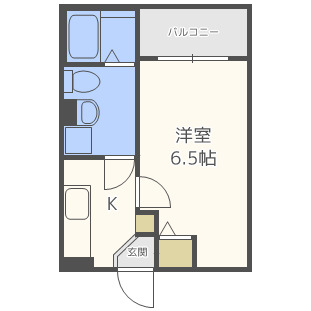 シャトー住之江の間取り写真