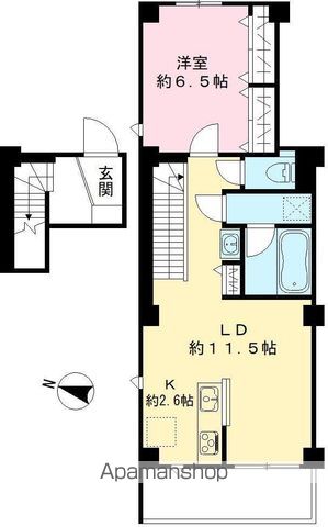 ＪＲ京浜東北線 大宮駅 徒歩5分 6階建 築2年の間取り写真