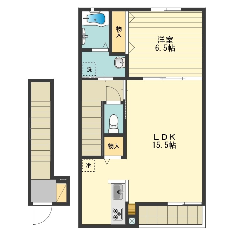 Maison Aobaの間取り写真