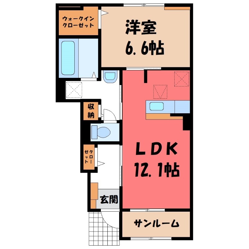 ホーム パピュラ Bの間取り写真