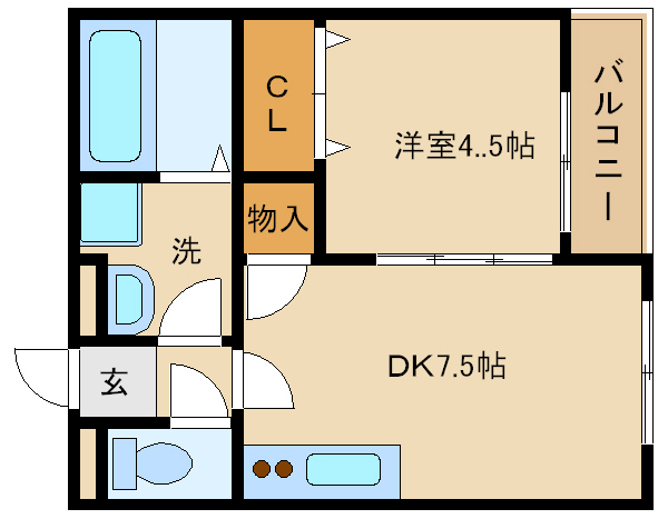 近鉄南大阪線 藤井寺駅 徒歩10分 2階建 築16年の間取り写真