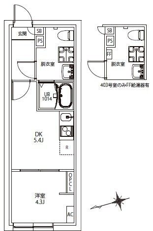 CITY WALK 志村三丁目の間取り写真