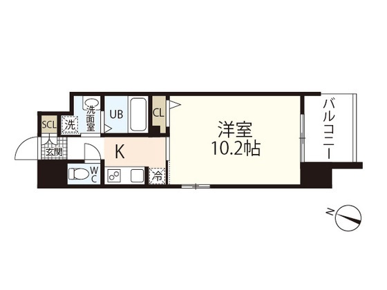 LaSante観音本町の間取り写真