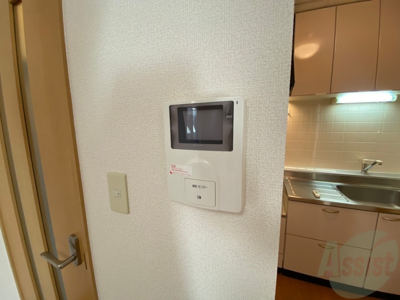 セキュリティ　モニター付きインターホンでセキュリティも安心です！