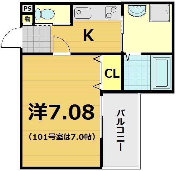 KING CRAFT FUKAKUSAの間取り写真