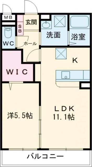 コントレイル鶴崎の間取り写真