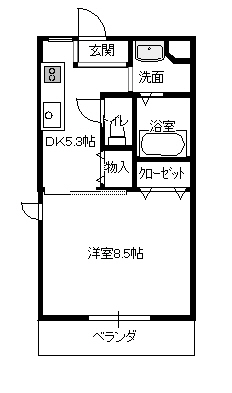 ピープルハウスIIの間取り