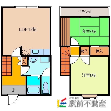 パールハイムIの間取り