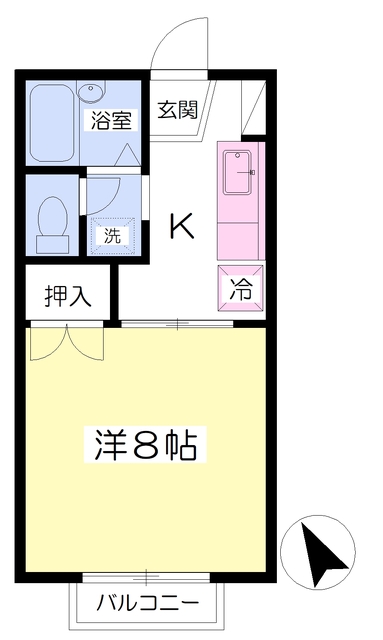 プレジールリバテイの間取り