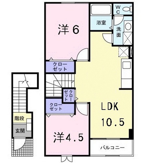 ファミールシャトーの間取り