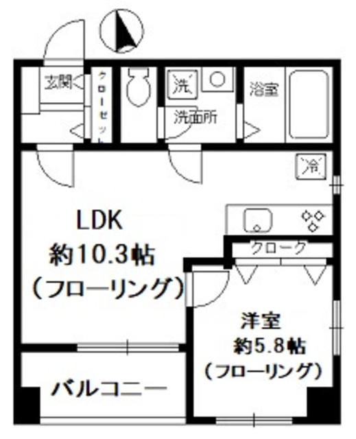 ニューハイム小原参番館の間取り