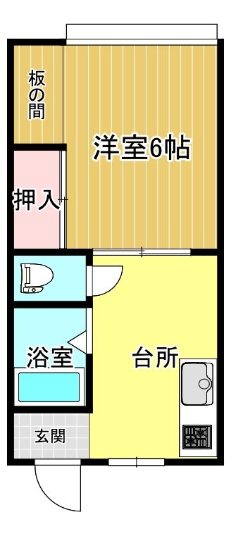 コーポ豊Ｃの間取り