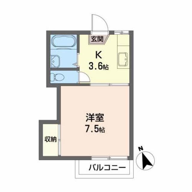 シティ中島丁Ａの間取り