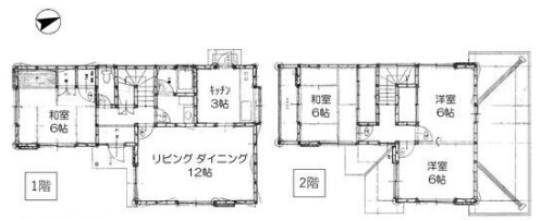 東山戸建の間取り