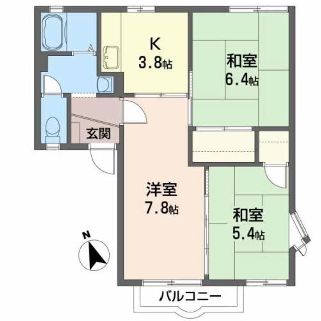 プレシュール北中央の間取り