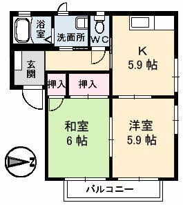 フォーレス横水の間取り