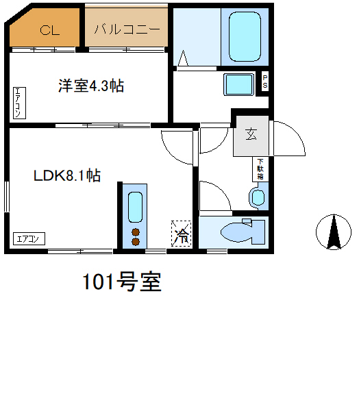 リーフハイムの間取り