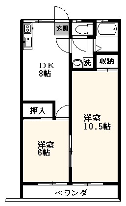 第一コーポ小嶋の間取り