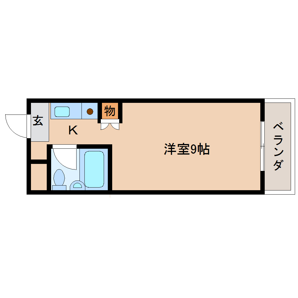 【大和郡山市今井町のマンションの間取り】