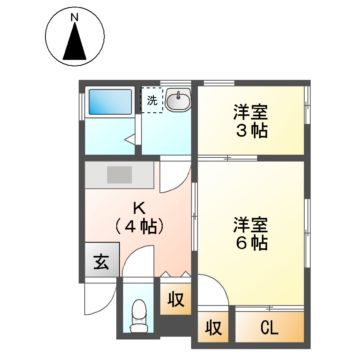 鈴富荘の間取り