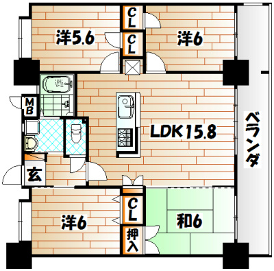 フェルト127の間取り