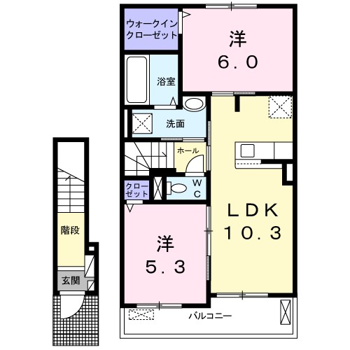 サニーサイドIIの間取り