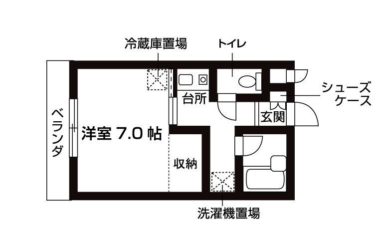 第二ロイヤルハイツの間取り