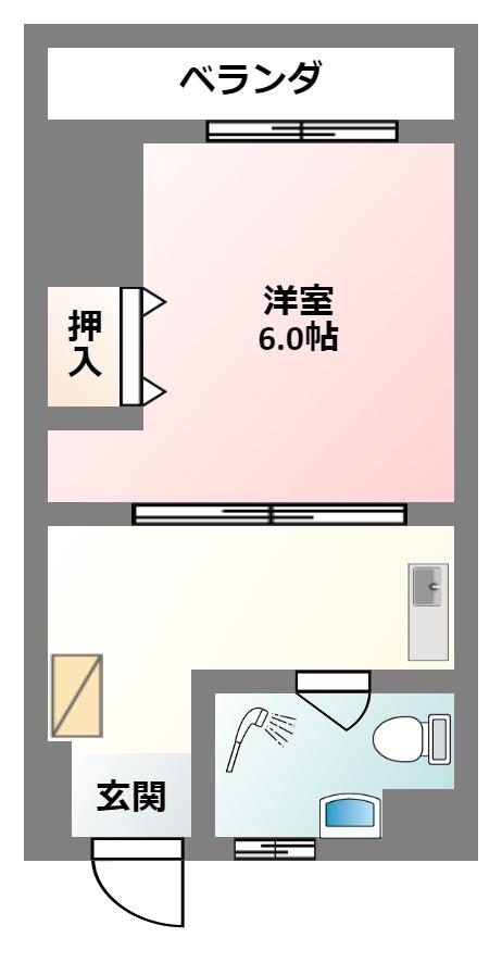 パラシオ新町の間取り