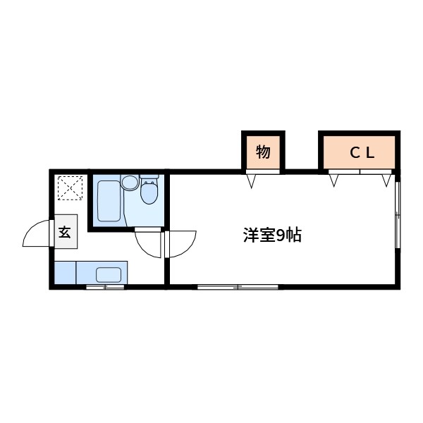 江戸川区篠崎町のアパートの間取り