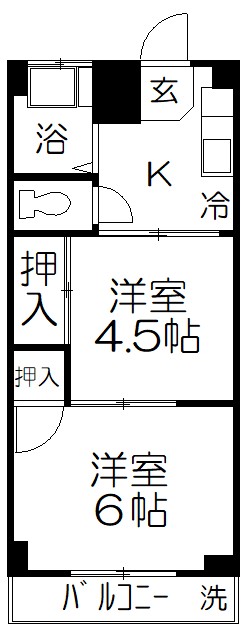 北浦和レジデンスの間取り