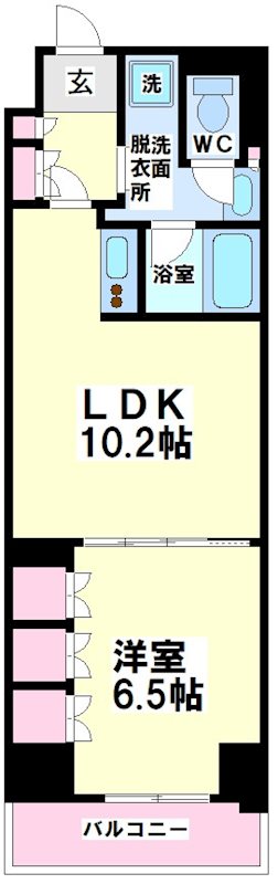 杉並区堀ノ内のマンションの間取り