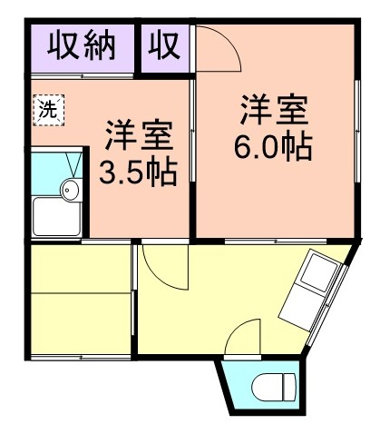 和歌浦ハイツの間取り