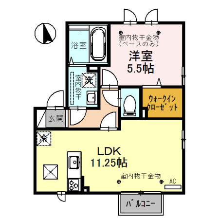 ＥＵＩ・ピュアＡの間取り