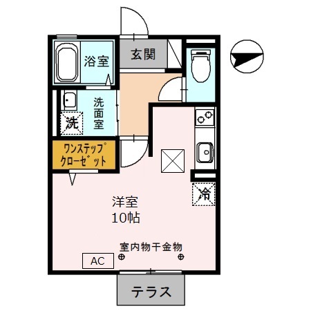 ジュネス清水の間取り