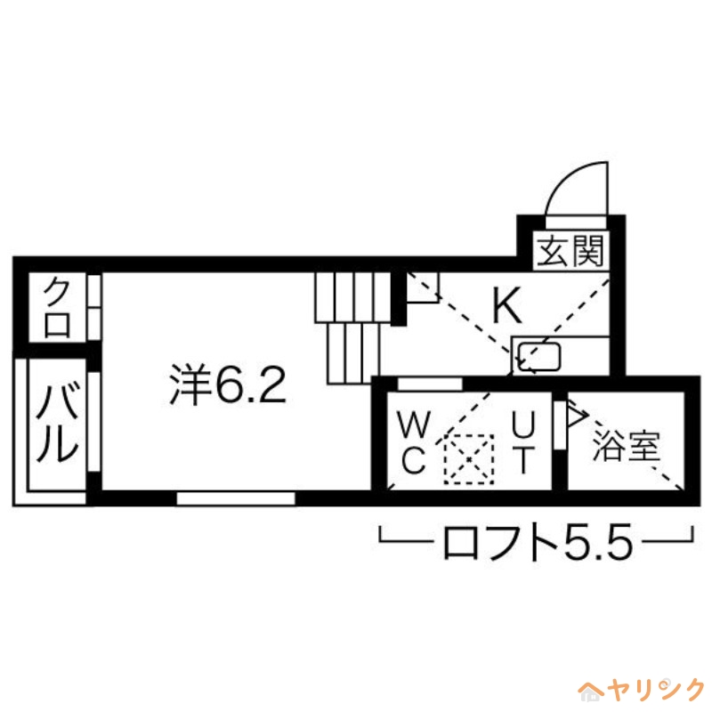 H&S黒川の間取り