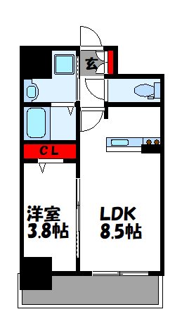 Forbis原町駅前の間取り