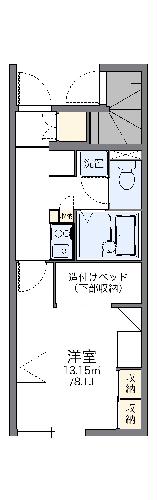 レオパレスＣｏｚｙ山崎の間取り