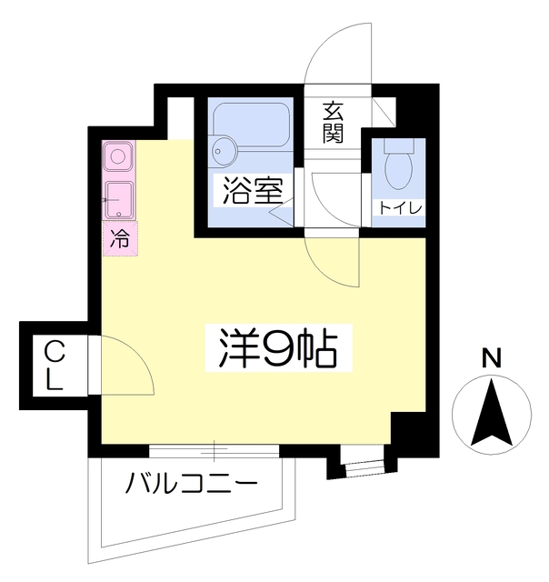 松山市南江戸のマンションの間取り