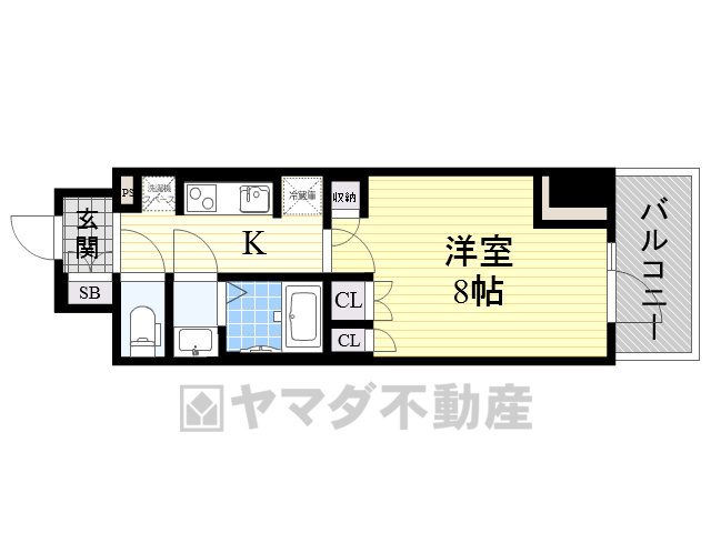 コンフォリア江坂の間取り