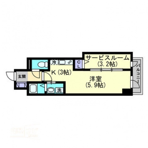 Park Grande蕃山の間取り