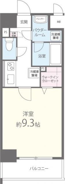 コージーコートの間取り