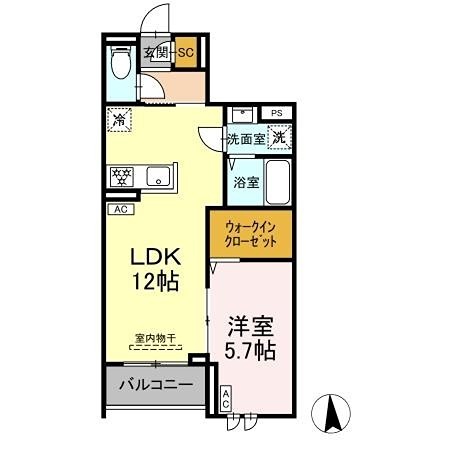 （仮称）足立区六町2丁目PJIIの間取り