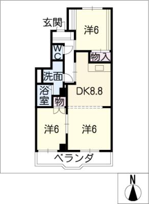 メゾンときわの間取り