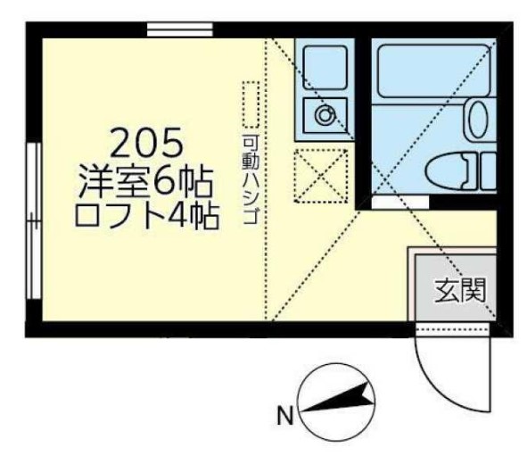 【ユナイト田浦パルタージュの間取り】