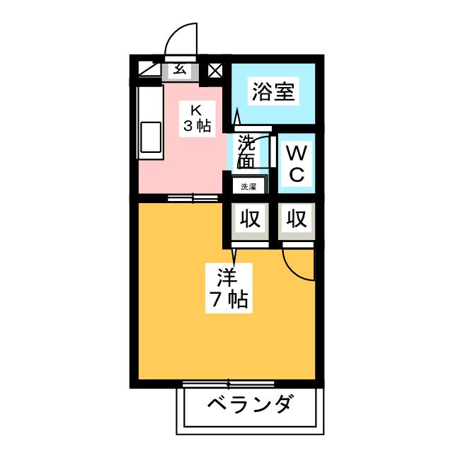 たちばな壱番館の間取り