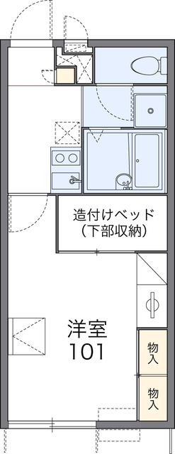 レオパレスリゲルの間取り