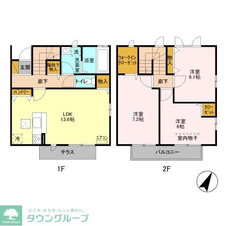 さいたま市西区大字西遊馬のアパートの間取り